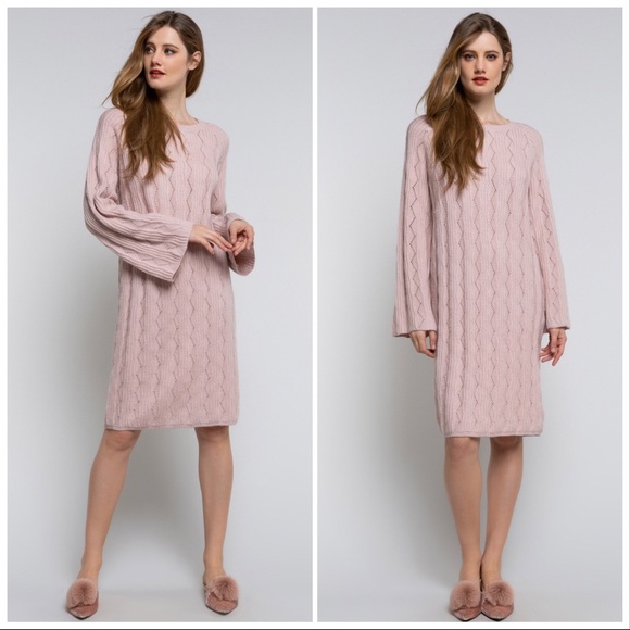 POL Cozy Pink Sweater Dress - Picture 3 of 10